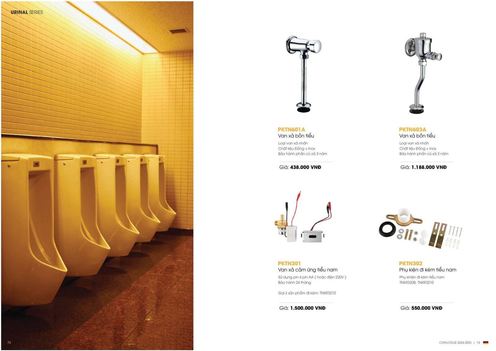 Thiết bị vệ sinh KOREST Catalogue và Bảng giá mới nhất 2024 /Page 37